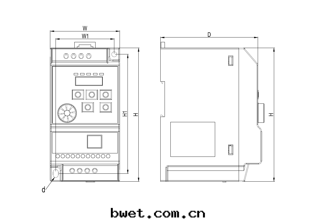 迷你變(biàn)頻器A100 (2)